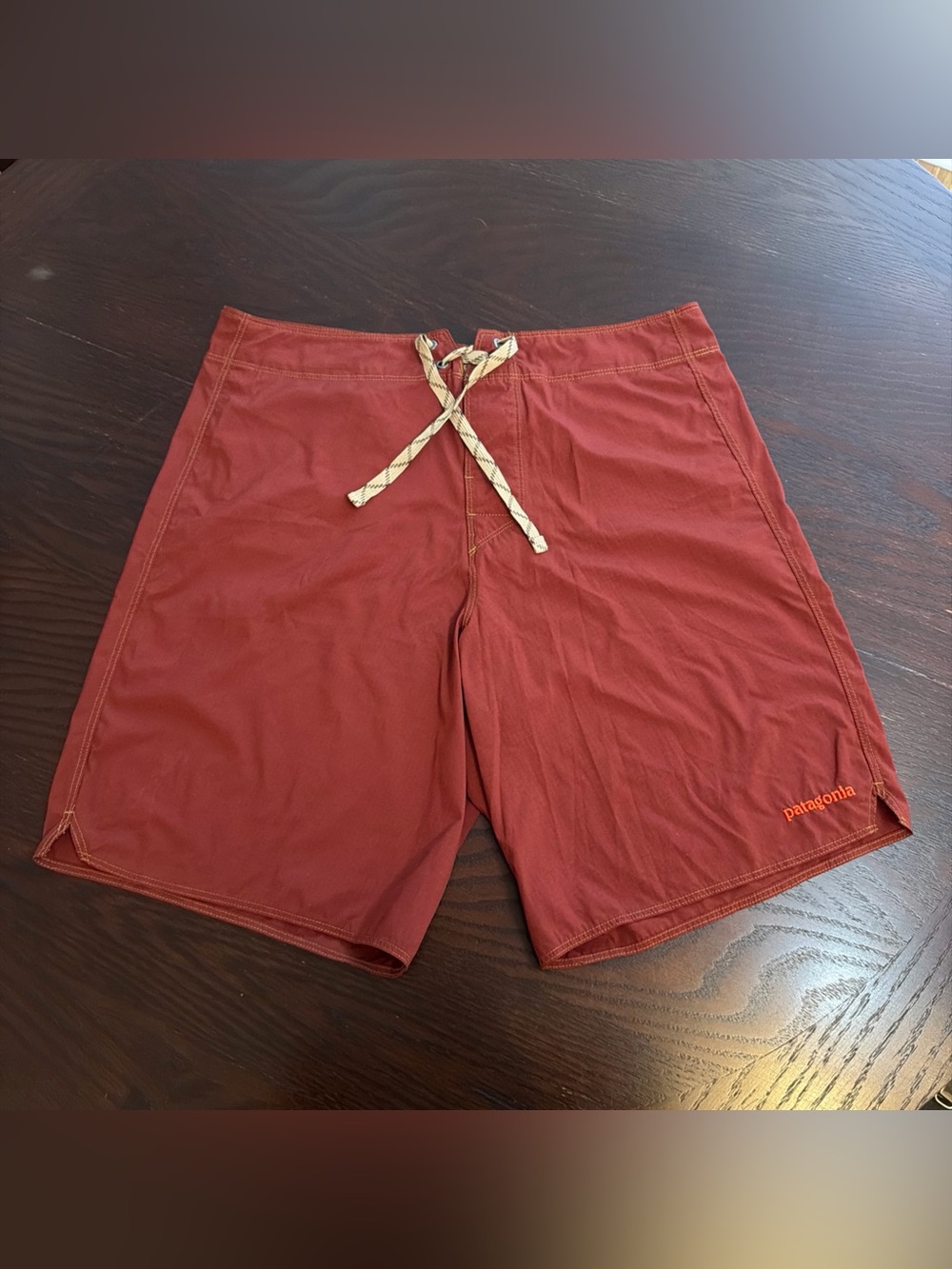 Patagonia Men’s Rust Red Swim Board Shorts